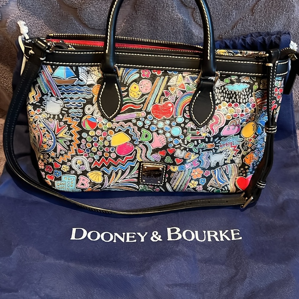 Vintage Dooney & Bourke Whimsy Satchel Tote Rare EUC - Picture 15 of 16